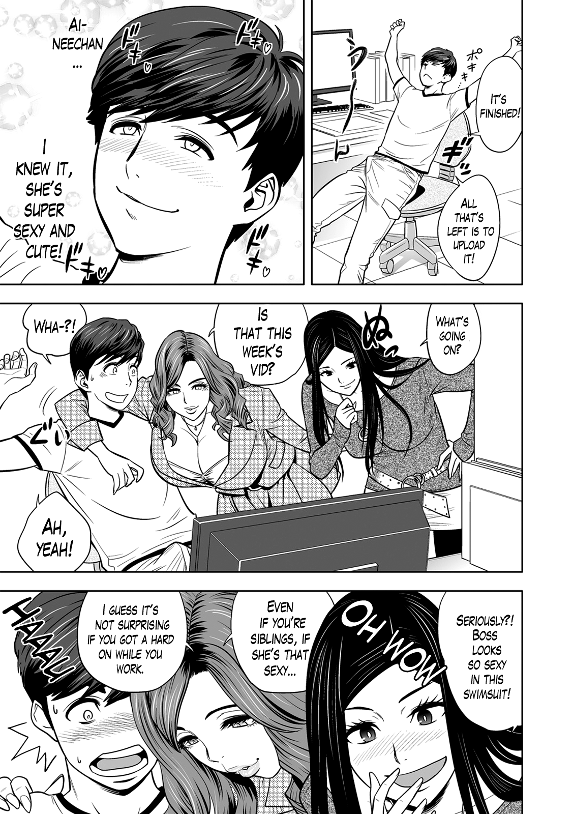 Gal Ane Shachou to Harem Office ~SEX wa Gyoumu ni Fukumimasu ka?~ Ch. 1-5 -  Decensored - English