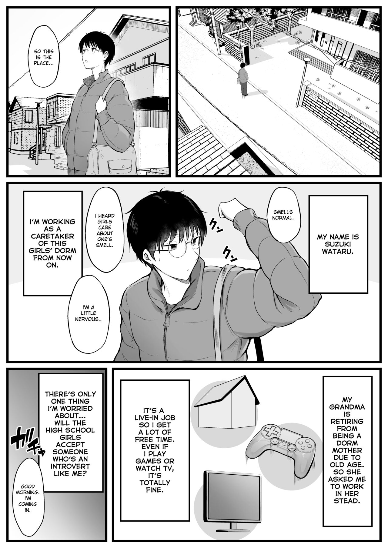 Joshiryou Kanrinin no Boku wa Gal Ryousei ni Furimawasarete masu - English